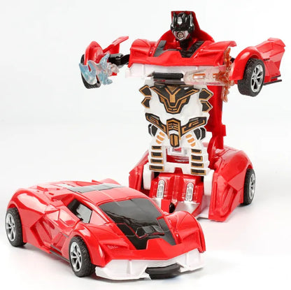 One-Key Deformation Car Toys Automatic Transform Robot