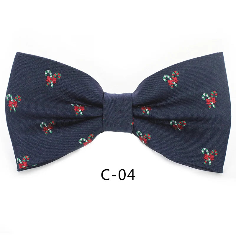 JEMYGINS Christmas Bow Ties for Mens Shirt  Snowflake Christmas Tree Pattern