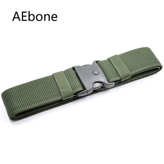 AEbone 125cm Canvas Western Strap Belts for Boy Kemer Plain Cinto Menino Elastic