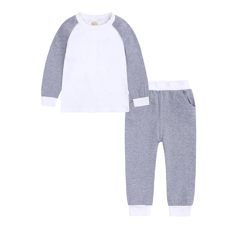 Wholesale Toddler Boys and Girls Autumn Pajamas Sleepwear for Kids Clothes