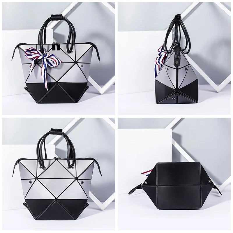 Women Handbags Luxury Shoulder Top-Handle Women's Geometric Bags