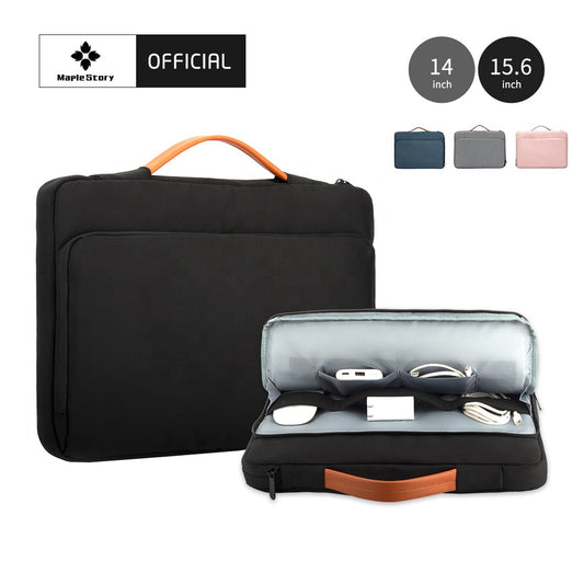 Business Laptop Bag 15.6 for HP Dell ASUS Macbook Zipper Front Accessories