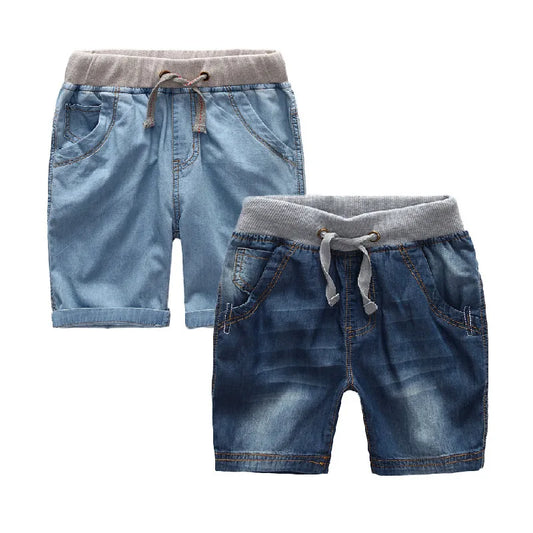 Boys Summer Jeans Shorts Children Cowboy Shorts  Cotton Short Pants 2021 Casual