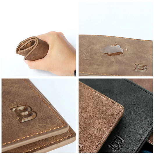 New Design Thin Wallets Coin Money Bag Fashion Zipper Wallet New Men Wallets