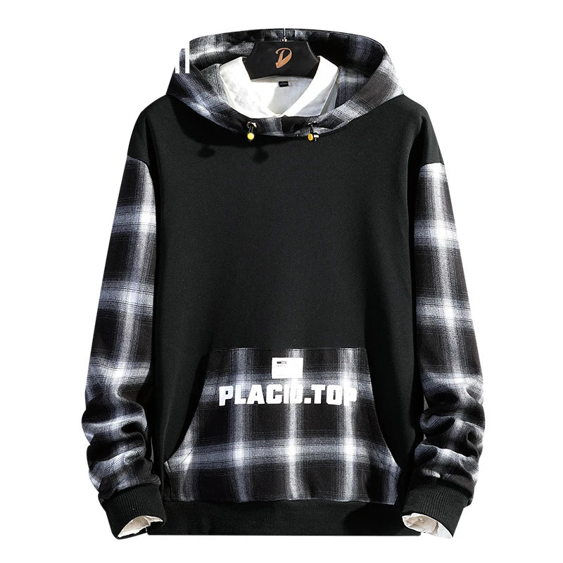 Spring Autumn Hoodies Man Sweatshirts Men Fleece Streetwear Pullover