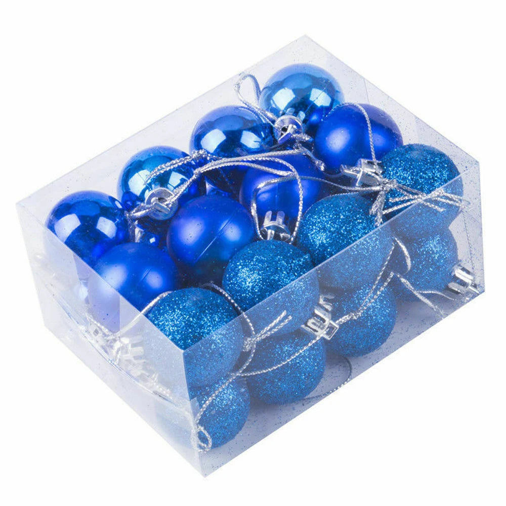 24PCS Christmas Ball Ornaments Xmas Tree Decoration Christmas Xmas Tree Ball