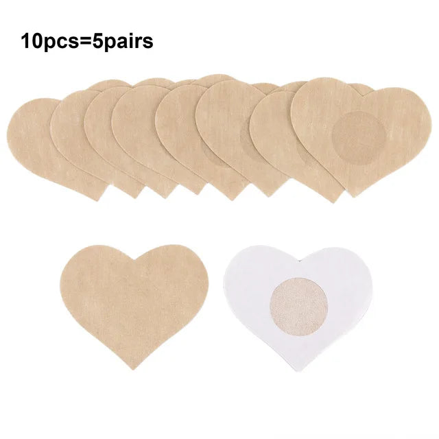 100pcs Disposable Nipple Covers Breast Petals Nipple Sticker Bra Pad Pasties