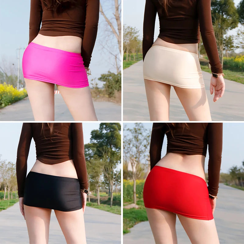 New Micro Mini Skirts Sexy Girls Skirts Slim Party mini Skirts Hip Short Skirt