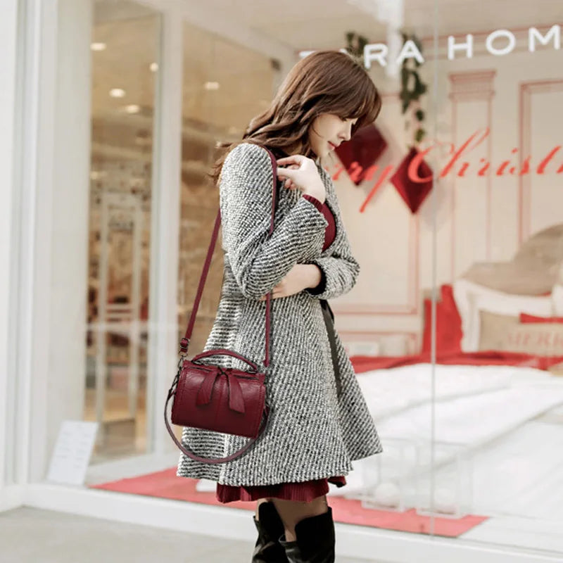 REPRCLA Fashion Elegant Handbag Women Shoulder Bag High Quality Crossbody