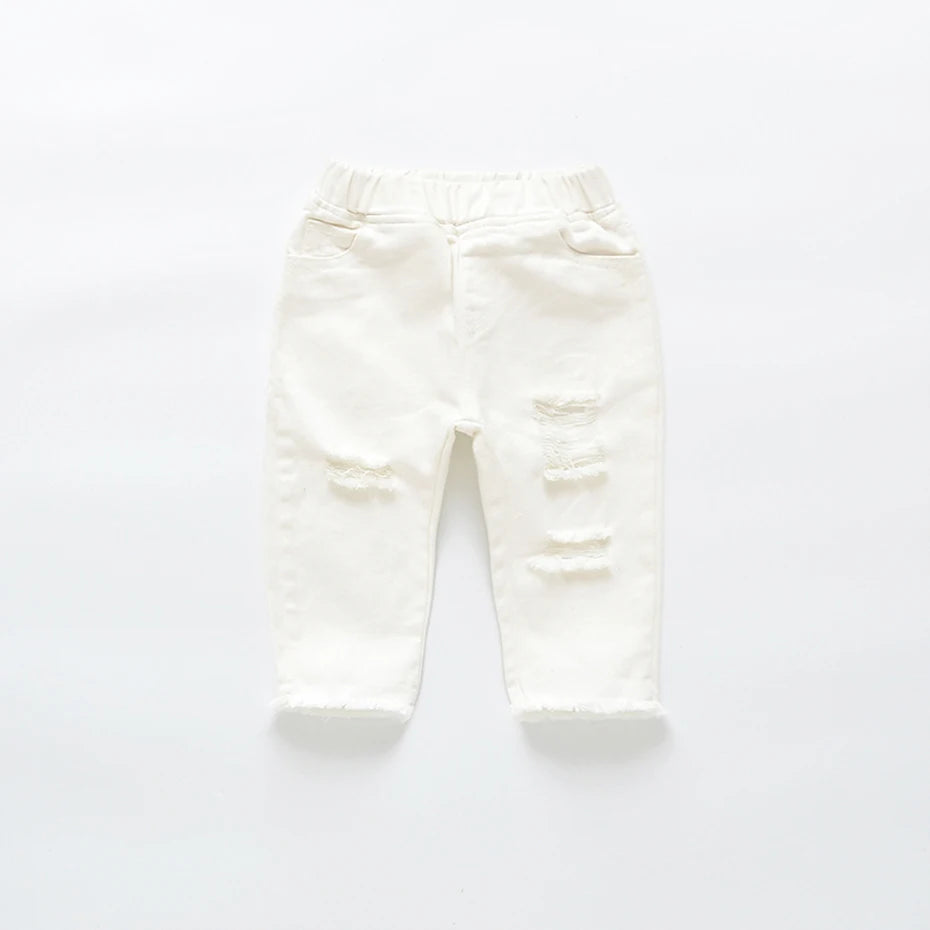 Jeans Girl Toddler Boys Girls Ripped Jeans Pants Spring Autumn Jeans for Kids