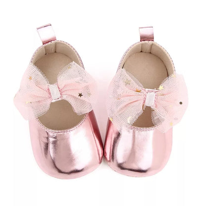 Bowknot Princess Baby Girls Shoes Breathable Mesh Flats Shoe