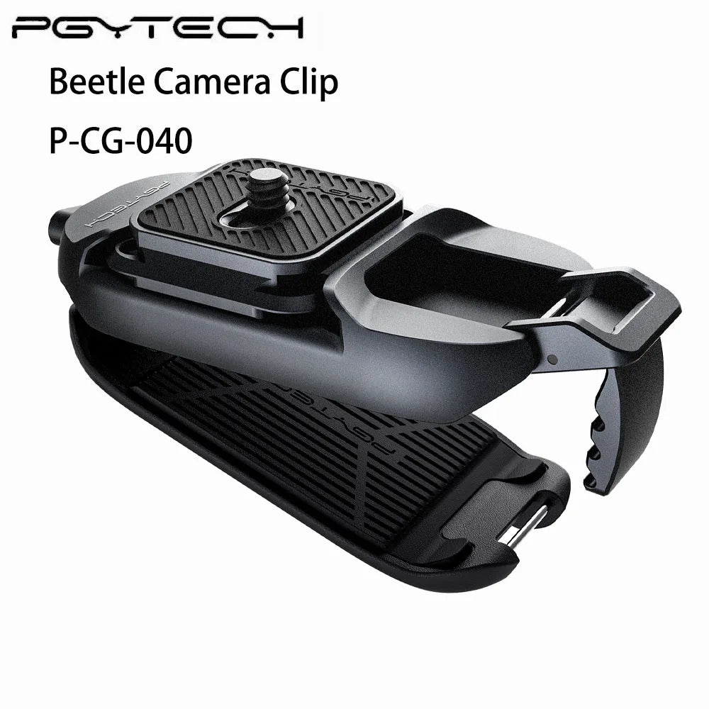 PGYTECH Beetle Camera Clip With Plate Camera Quick Release System for Sony/Nikon