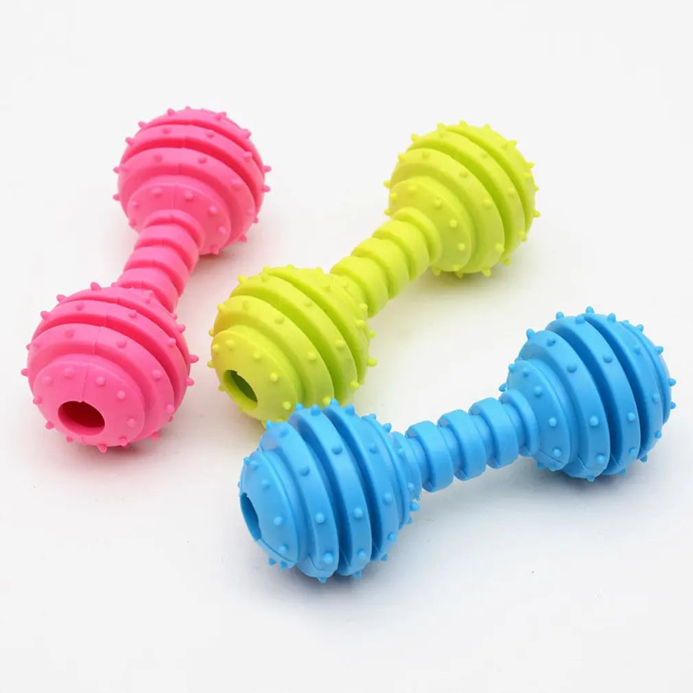 Rubber Dog Chew Toys Sturdy Pet Toy Heavyweight Durable Molar Teeth Sounding