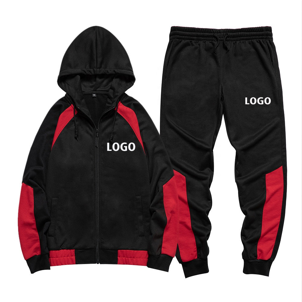 Fashion Long Suit for Men High Quality Men Track Suit Zip Up Jacket