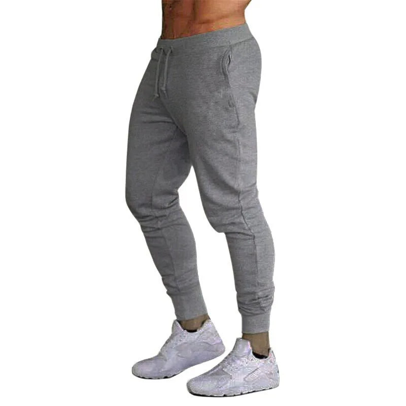 Custom Logo Workout Gym Wear Jogger Pants for Men Drawstring Sweatpants Slim