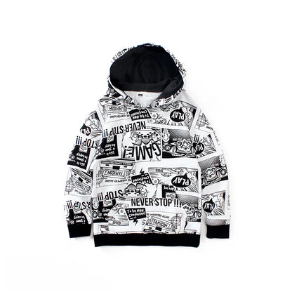 New Kids Hoodies Childen Cartoon Hoodies Clothes Korean Teenage Boys