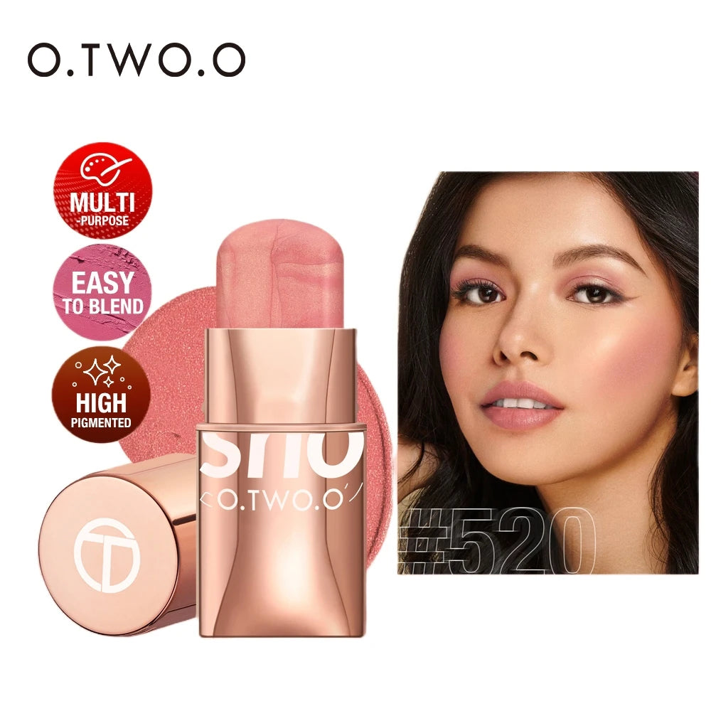 O.TWO.O Lipstick Matte Blush Stick With Shinmer Waterproof Long Lasting