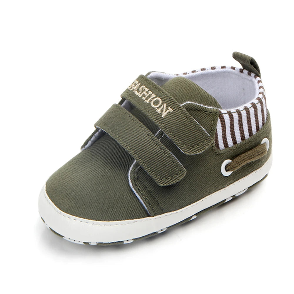 Newborn Baby Boys Shoes Pre-Walker Soft Sole Pram Shoes