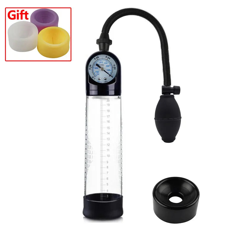 Penis Pump Vacuum Pump Toy for Adult Big Dick Erection Trainer Penis