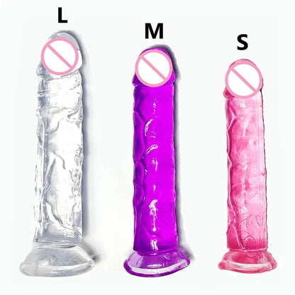 Realistic Dildo With Suction Cup Huge Jelly Dildos Sex Toys for Woman Men