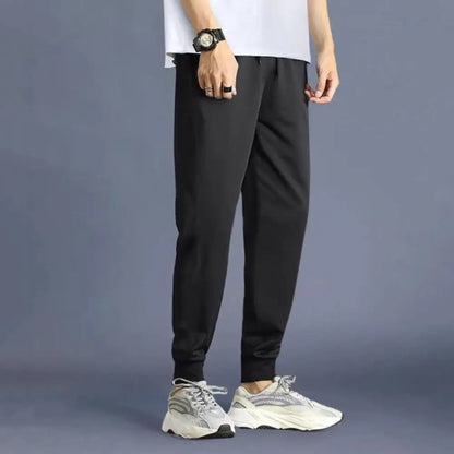 Sport Jogging Pants Casual Pants Trousers Slim Fit Stretchy Polyester Fiber