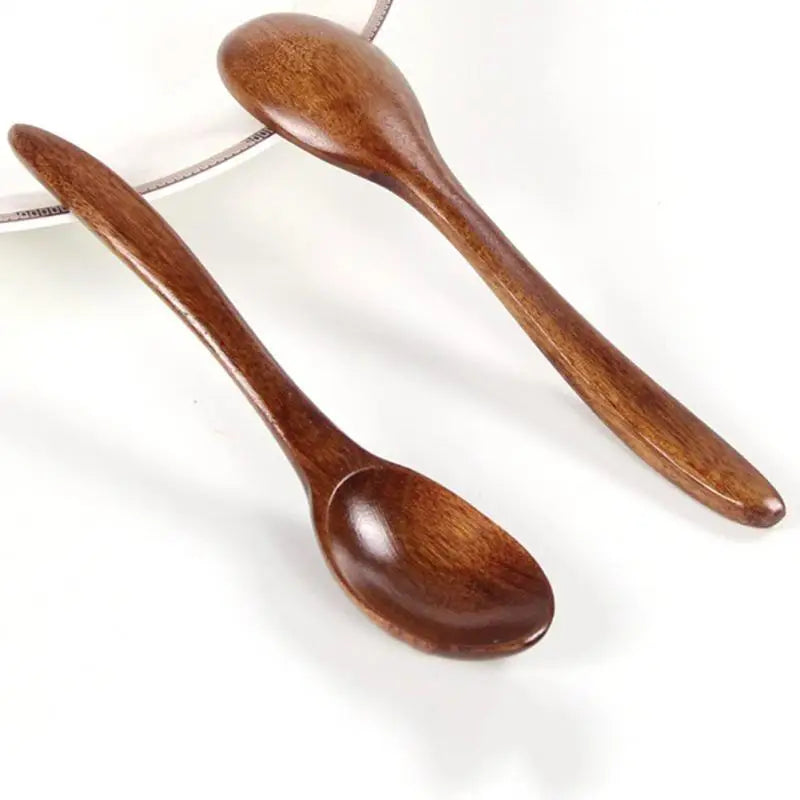 Wooden Spoon Home Flatware Porridge Bowl Chinese Bamboom Dinner Spoon