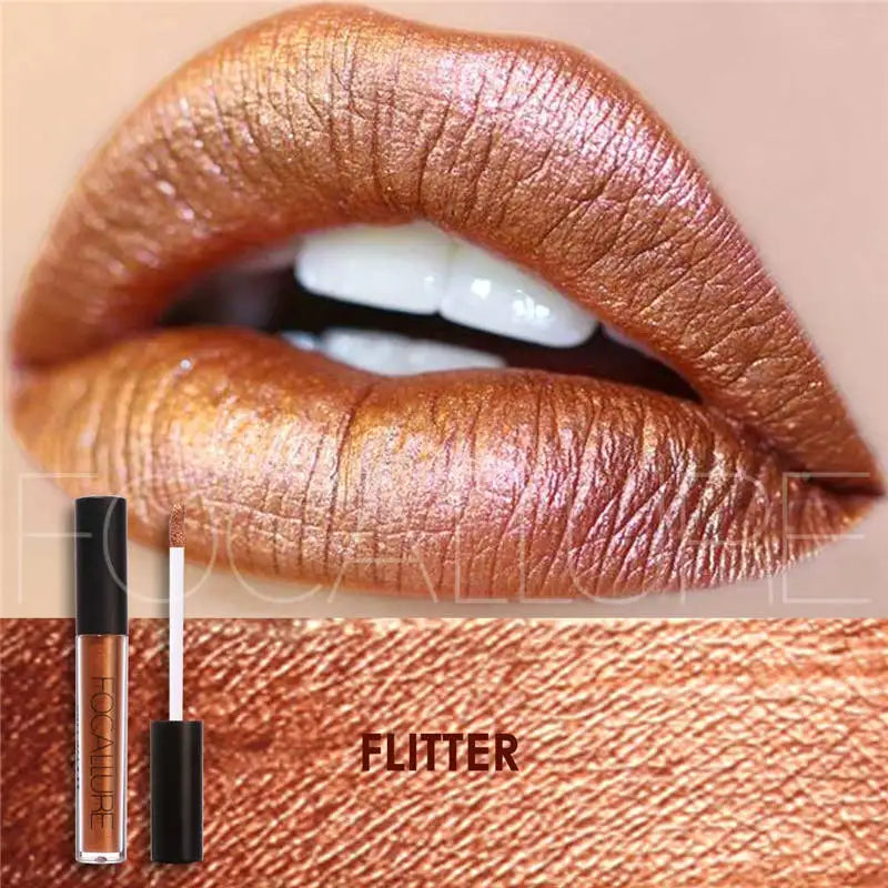 FOCALLURE Waterproof Matte Liquid Lipstick Long-Lasting Lip Tint Nude Lipgloss