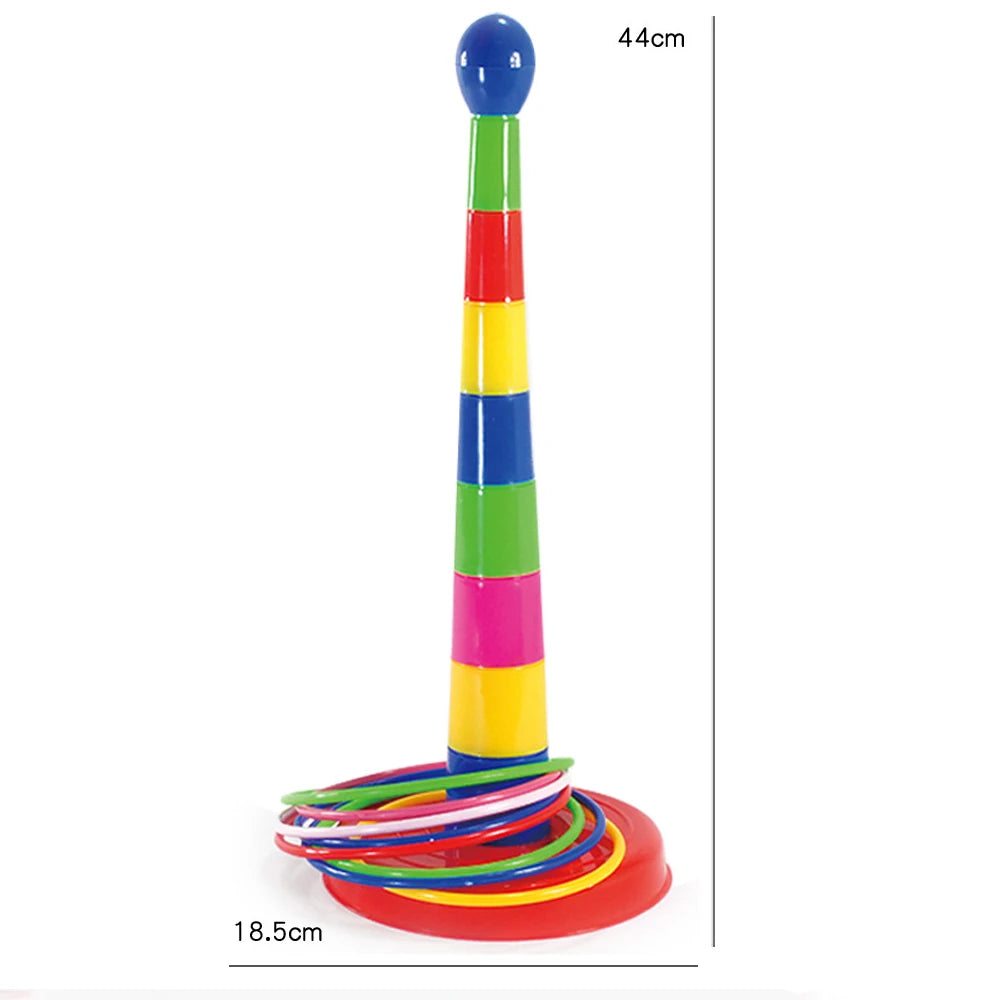 Parent-Child Throwing Ferrule Toy Rainbow Rings Toys Large