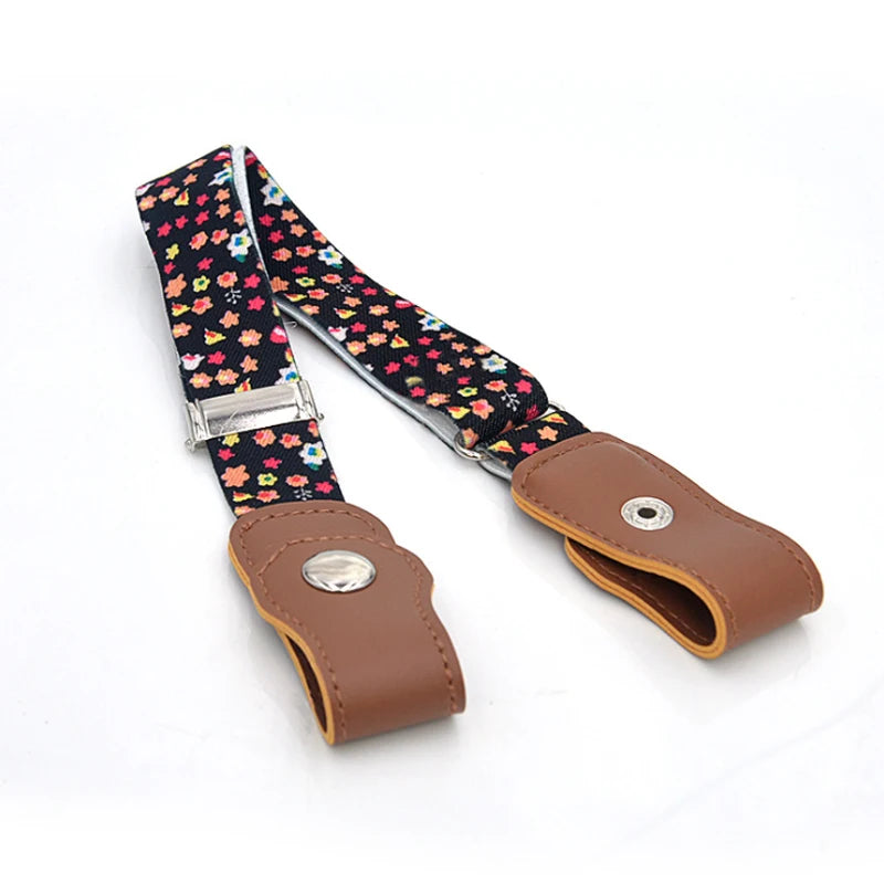 Girls and Boys Elastic Jeans Belt Without Buckle Kids Easybelt No Hole