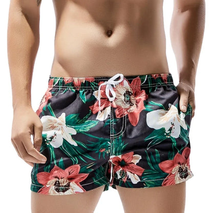 SEOBEAN Mens Board Swim Shorts Men Beach Swimming Suit Bermuda Surf Short