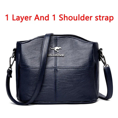 Women Embroidery Tote Bag High Quality Leather Ladies Handbags