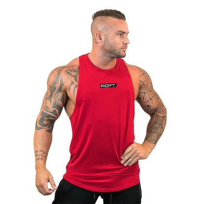 Gym Warriors Fashion Cotton Sleeveless Shirts Tank Top Men Fitness Shirt Mens