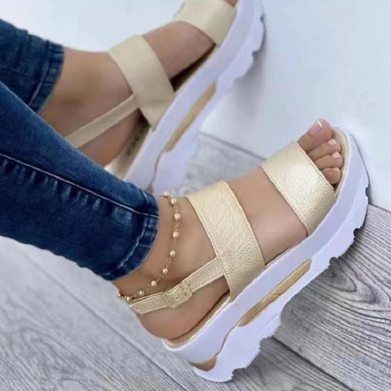 Women Sandals Lightweight Heels Sandals Summer Shoes for Women Wedge Slipper