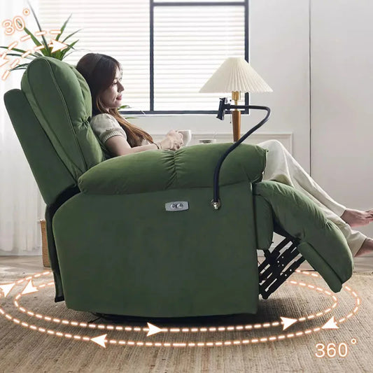 Smart Electric Rotate Massage Single Person Chair Dresser Furniture Mid-Century