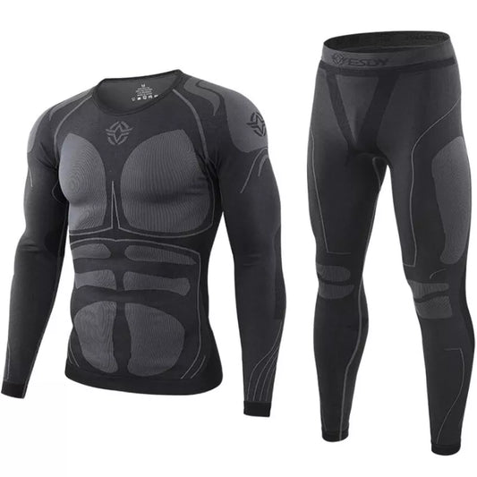 Seamless Tight Tactical Thermal Underwear Men Outdoor Sport