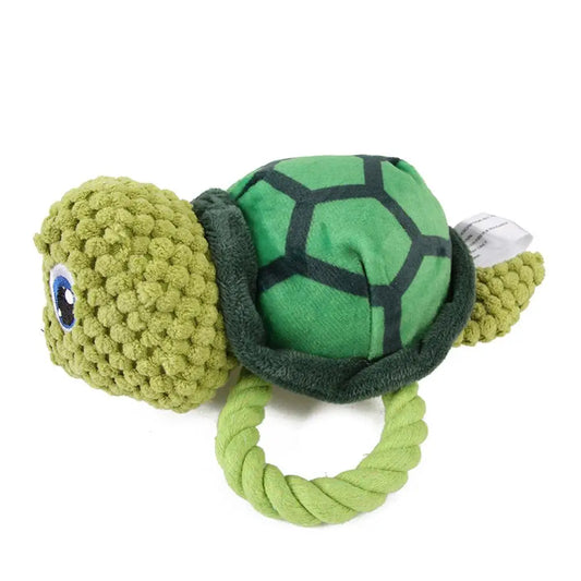 Dog Chew Toys Pet Puppy Squeaky Toy Cute Tortoise Toys Stuffed