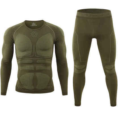 Seamless Tight Tactical Thermal Underwear Men Outdoor Sport