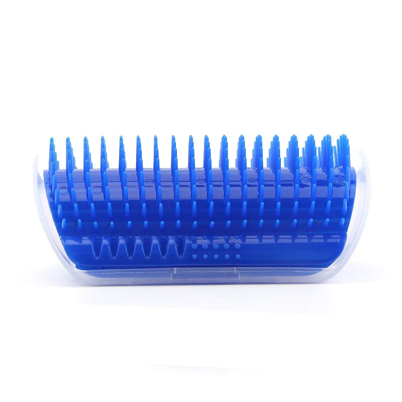 Corner Pet Brush Comb Play Cat Toy Plastic Scratch Bristles Arch Massager