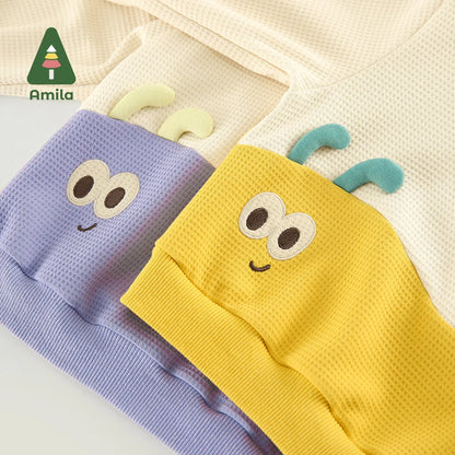 Amila Baby Clothing Sets 2023 New Spring Girls and Boys Hoodies