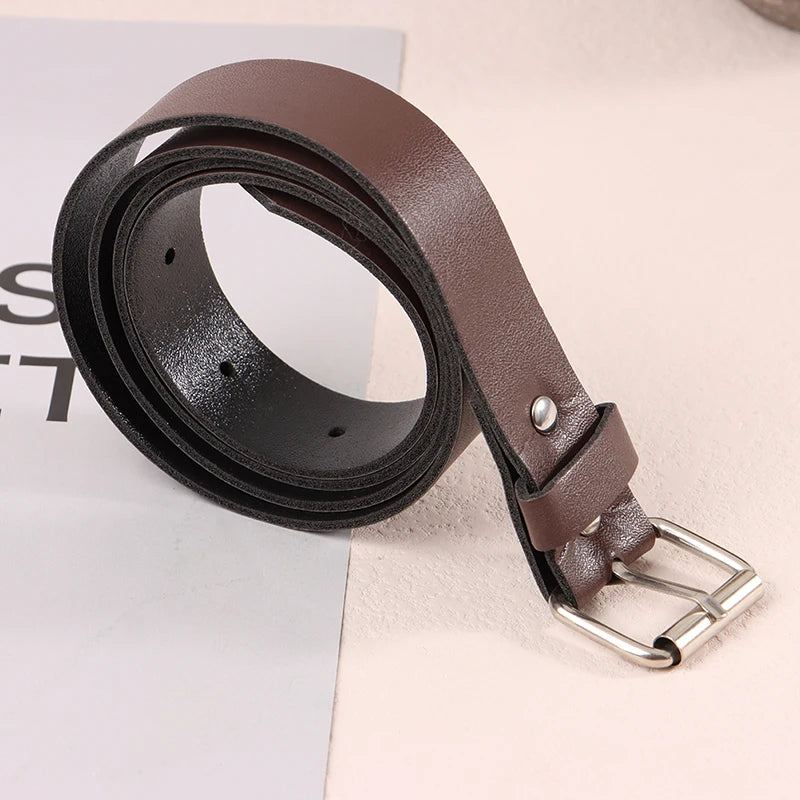 100cm Kids Belt PU Leather Ceinture Enfant Waist Belt Straps Boys Girl Children