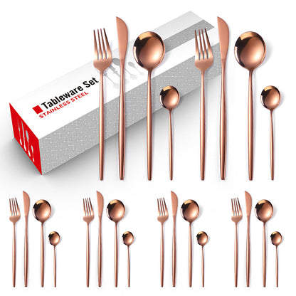 Wholesale Silverware Set Kitchen Silverware/Flatware Anti-Rust Utensil Set