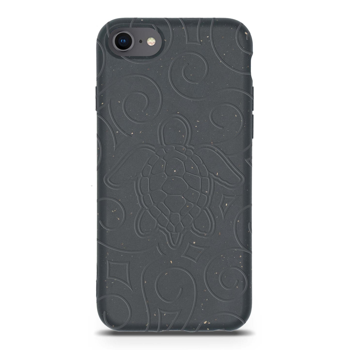 Ocean Turtle -  Biodegradable Phone Case - Ocean Blue and Black