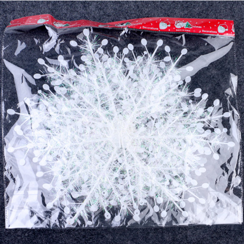 (6pcs) Christmas Artificial Snowflake Tree Decor Christmas Decorations