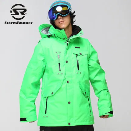 StormRunner-Ski Jackets for Men, Snowboarding Jackets, Snow Coat, Breathable