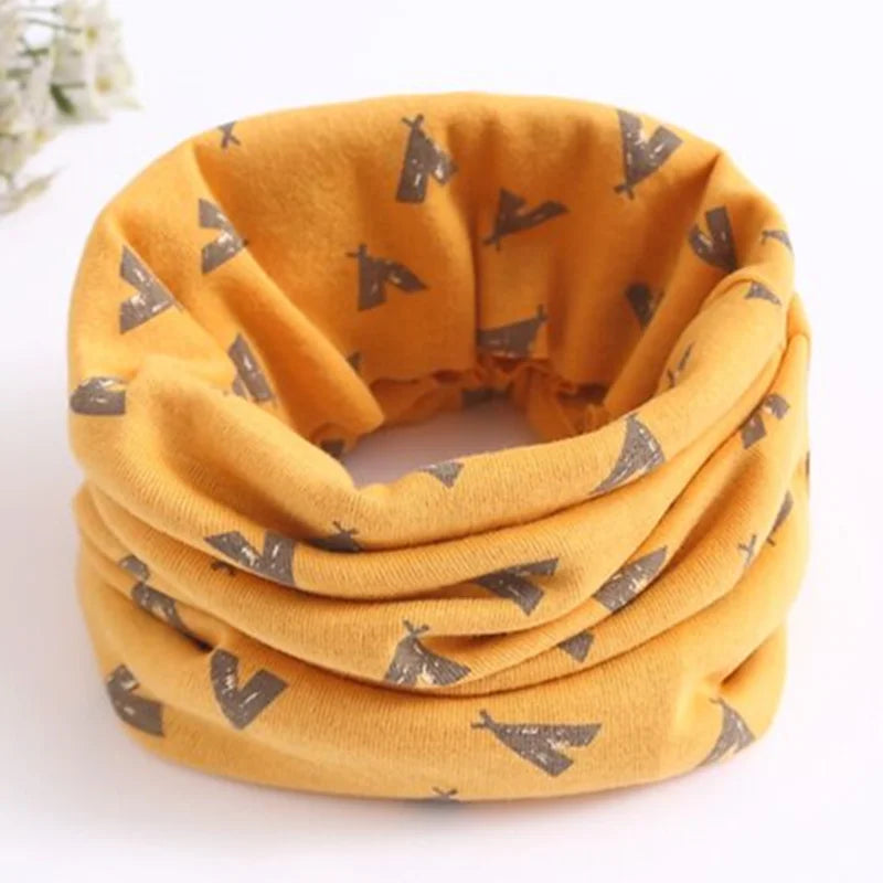 New Autumn Winter Girls 100% Cotton Scarf Children Scarf