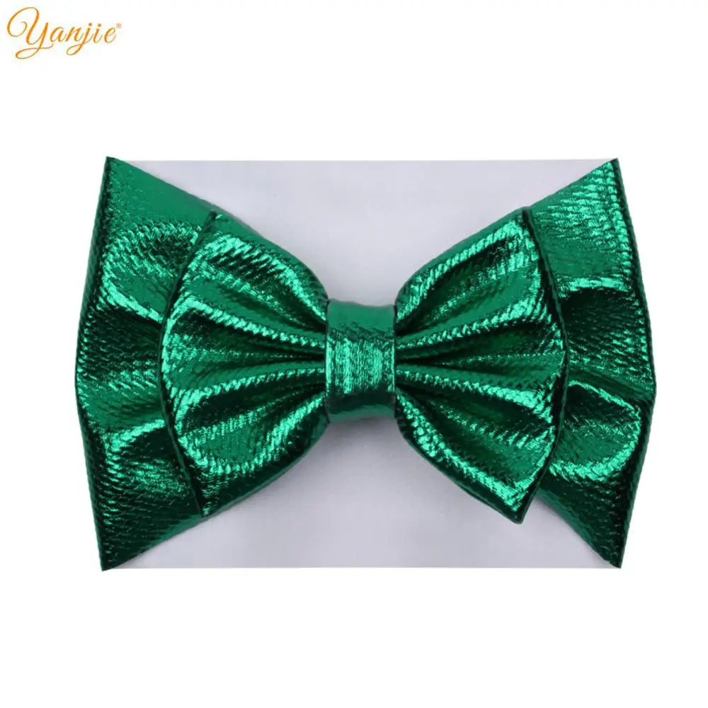 YANJIE 2023 New Turban Fashion 5'' Hair Bows Headband