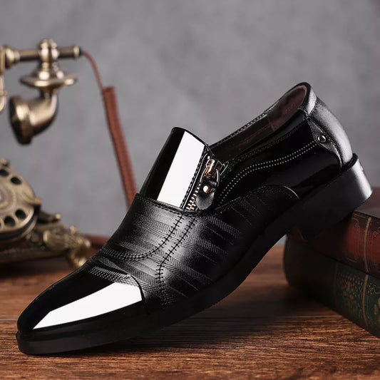 REETENE Fashion Business Dress Men Shoes 2020 New Classic Leather Men'S Suits