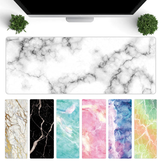 Soft Mouse Pad Large Marble Grain Desk Mat Office Computer Keyboard Laptop