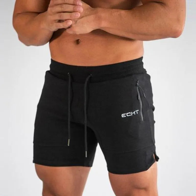 2024 New Men Zip Pocket Fitness Gyms Shorts Mens Summer Running Short Pants