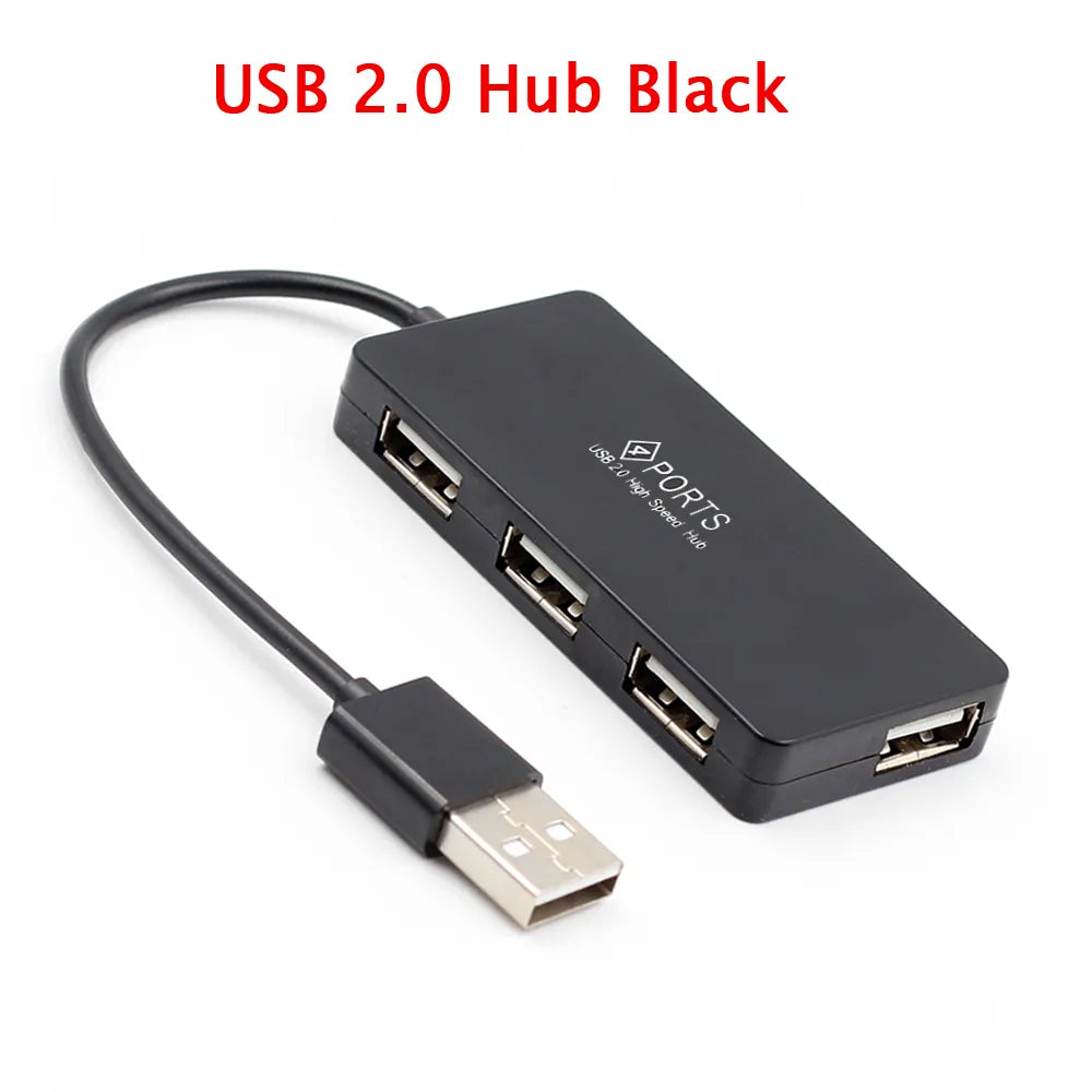 1pc High Speed USB 2.0/3.0 HUB Multi USB Splitter 4 Ports Expander Multiple USB